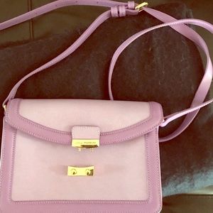 Lilac Leather Vera Bradley CrossBody Purse